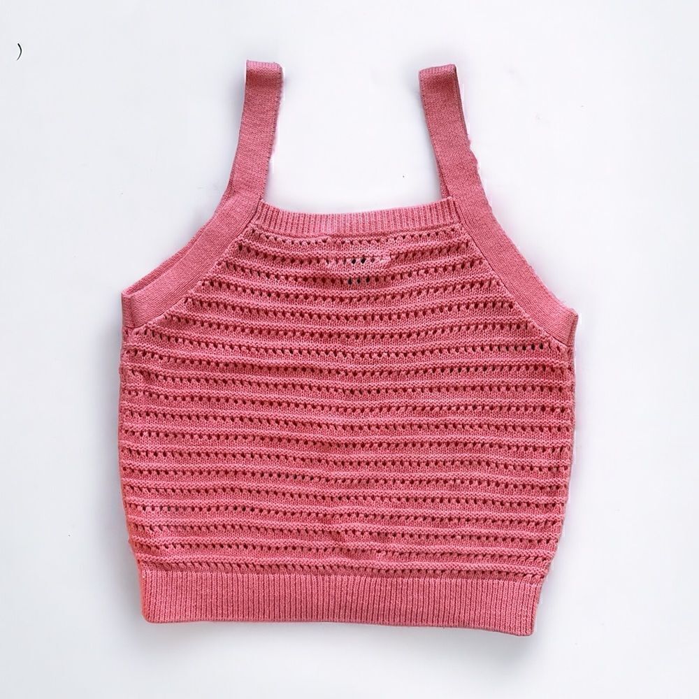 Universal Thread Top Knit Sweater Tank Pink Size Small - Picture 3 of 5